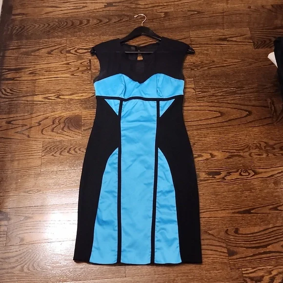 knee length dresses for ladies Crystal Mesh Midi Dress – bebe main image 0